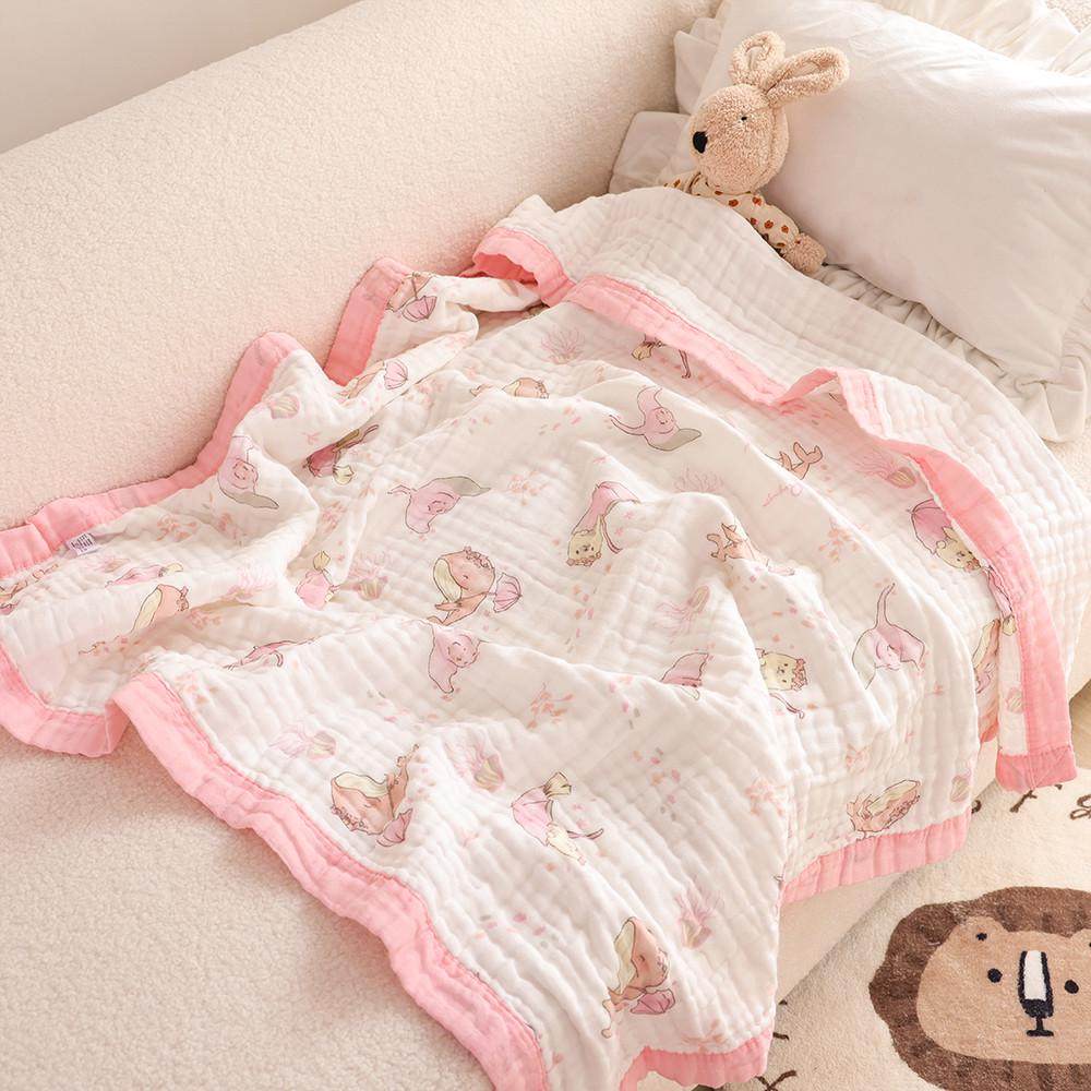 纱布宝宝浴巾婴儿新生吸水六层洗澡初生儿童超柔抱被家用新款,婴童用品,浴巾,淘宝优惠券,粉丝福利购,淘宝优惠卷