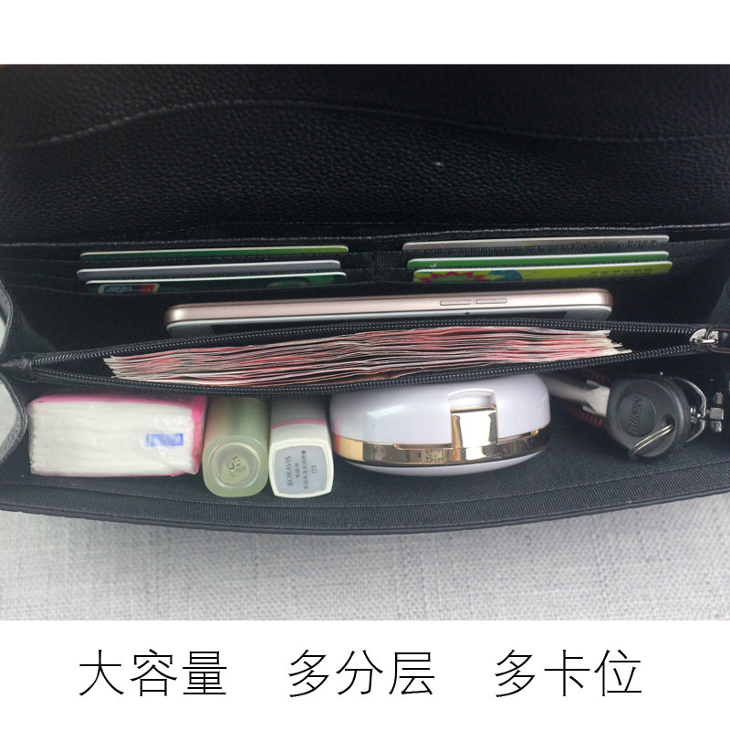 高端女士真皮手拿包女包2021新款夏季手抓时尚气质手包斜挎小包包