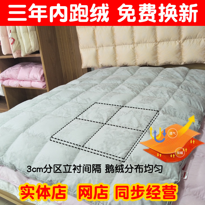 羽绒被95白鹅绒 冬被加厚保暖单双人儿童鹅绒被春秋被芯结婚被子