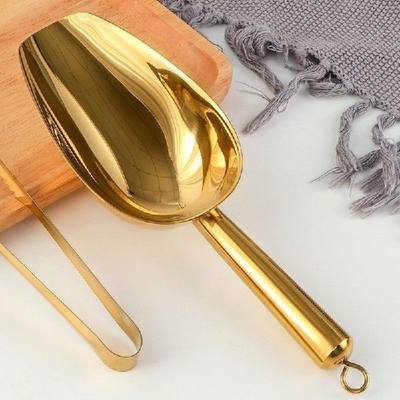 1 Pcs Shovel CandycI e Cube Fiour Colorful Spoon StYalnless