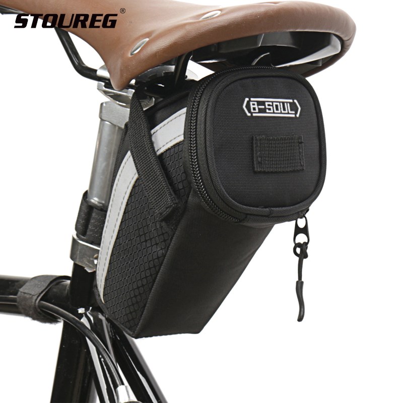 Nylon Bicycle Bag Bike Storage Saddle Bag Cycling Seat Tail