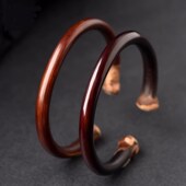 天然鸡血藤手镯蛇年礼物西藏原藤手环手串首饰鸡藤木细镯子男女