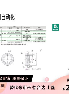 固定环FAC01 02 06-D5 D6 D8 D10 D12 D15 D20 D25-B5 B6 B8 B10