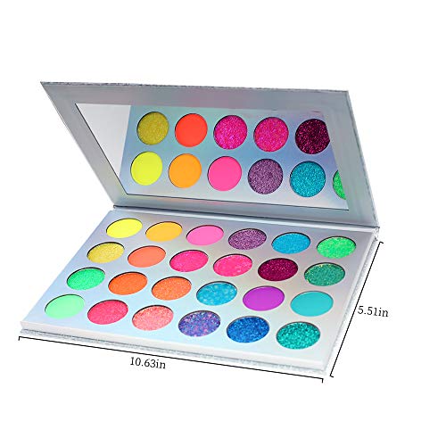 推荐QIDS Luminous Eyeshadow Palette Glow in Dark Glittering