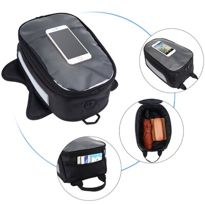 Motorcycle Oil Fuel Tank Bag Magnetic Motorbike Saddlebag Ph