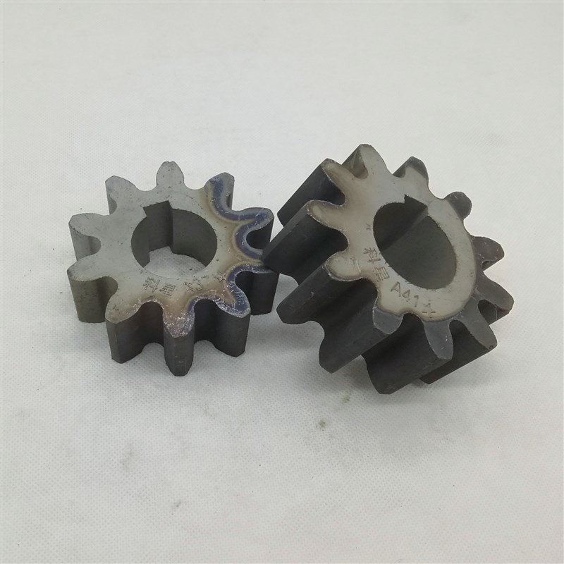 10齿/11齿水泥混凝土搅拌机齿轮配件滚筒搅拌机R小圆罐铸铁/钢齿