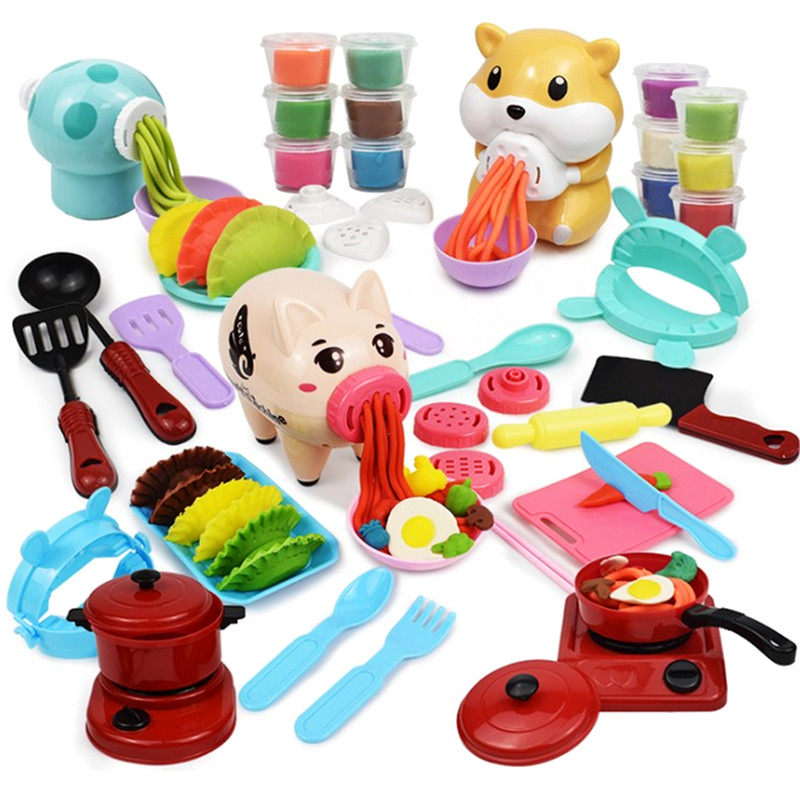 彩泥小猪面条机儿l童diy手工制作橡皮泥过家家玩具幼儿园黏土套装,玩具/童车/益智/积木/模型,科学实验,淘宝优惠券,粉丝福利购,淘宝优惠卷