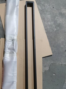 1540方e管不锈钢拉手 亚黑色不锈钢浴室门把手家用简约风格把手