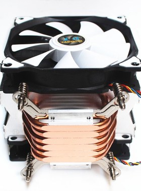 LANSHO CP Silent Single Fan 6 Heat Pipe 4 Wire ligent Temper