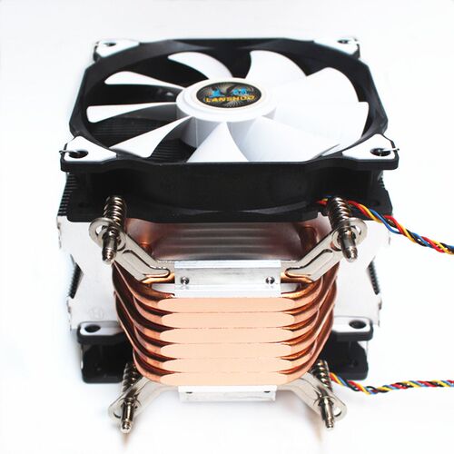 LANSHO CP Silent Single Fan 6 Heat Pipe 4 Wire ligent Temper