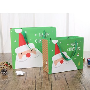 10pcs Christmas Cookies Gift Packing Paper Box For Birthday