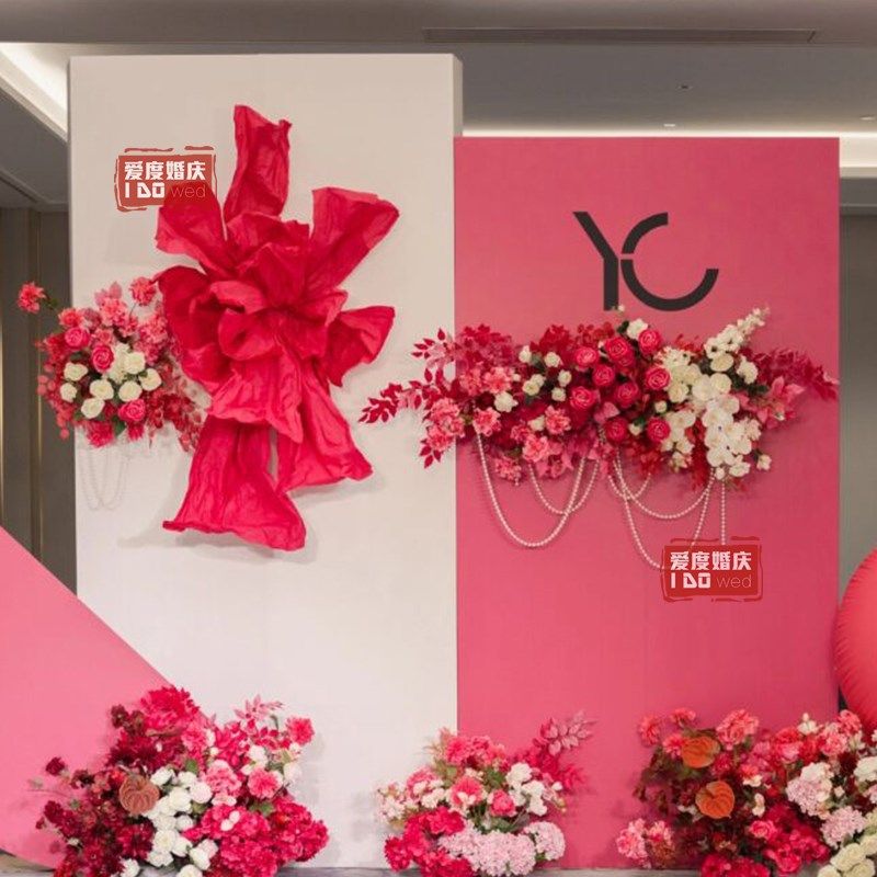 婚庆巨型手工纸艺美塑花褶皱造型大型婚礼背景舞台装饰立体纸花,节庆用品/礼品,婚庆绢花,淘宝优惠券,粉丝福利购,淘宝优惠卷