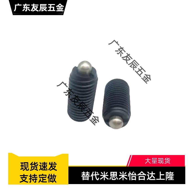 ZC204-2-1H德标弹簧锁销 闩头定位弹簧柱塞GN616