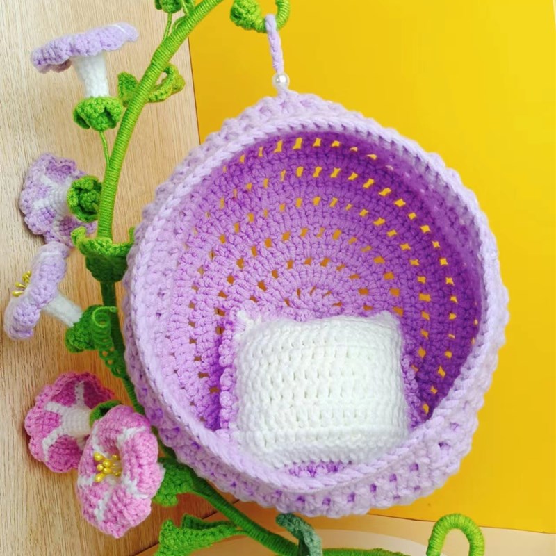 大号玩偶花架g娃用吊篮创意礼品秋千娃屋吊牀20cm棉花娃娃礼物成