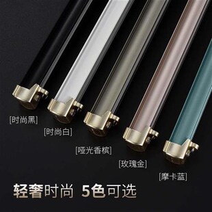 窗帘轨道静音直轨滑轮滑道顶装侧装滑轨单双轨导轨窗帘杆支架配件
