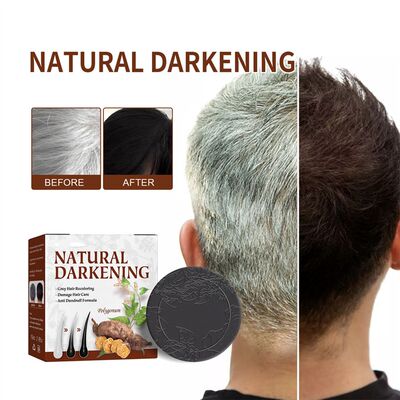 推荐Hair Dye Soap Cover Grey Moisturize Repair Damaged Natur