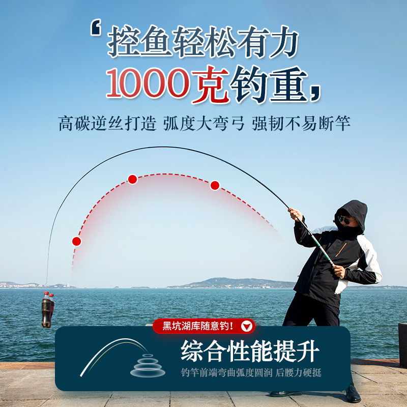 现货超短节钓鱼竿迷你手竿超轻超硬溪流竿儿童鱼R竿袖珍便携小手