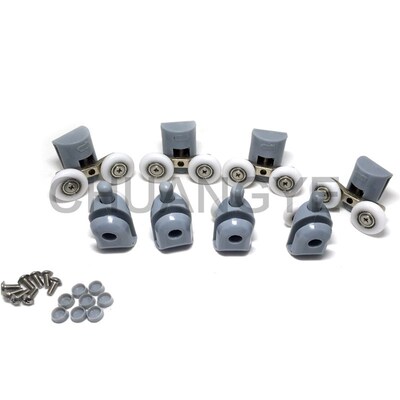SET OF 8 SHOWER DOOR ROLLERS RNNERS WHEELS PLLERS  20, 22, 2