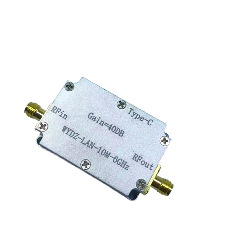 高平坦度放大e器 10M-6GHz 增益40DB 射频信号驱动或接收前端 厂