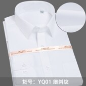 液氨免烫衬衫 白衬衫 长袖 男团体职业定制LOGO图案印字绣花工装