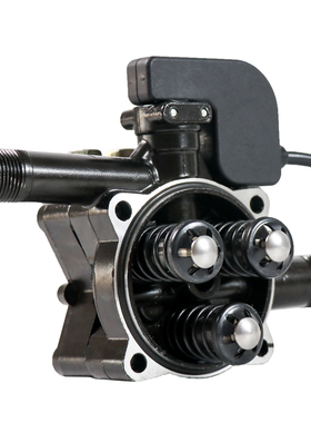 家用手提机220V高压清洗机水泵洗车器泵头配件高压四孔泵头三孔