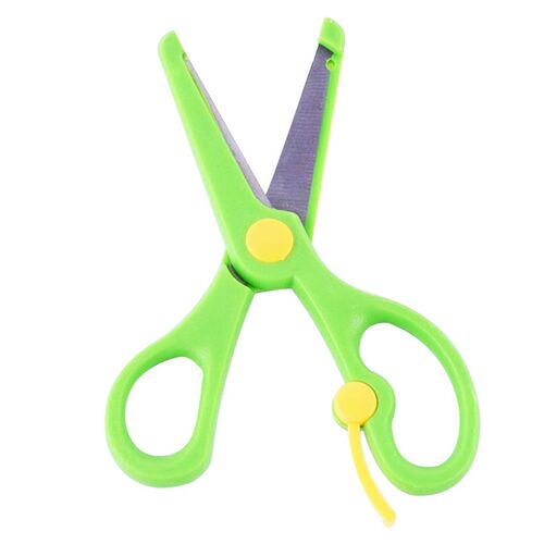 工厂销Paper Cuitting Scissors Kids DIY Craft Protective Left