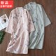 和服汗蒸服男春秋 中国风汉服睡衣情侣款 全棉麻纱布浴袍女日式 新品