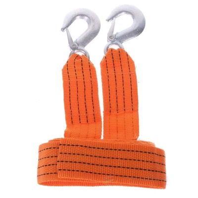 推荐Car 4M 3 Ton Tow Towing Pull Rope Strap Hooks Heavy Duty