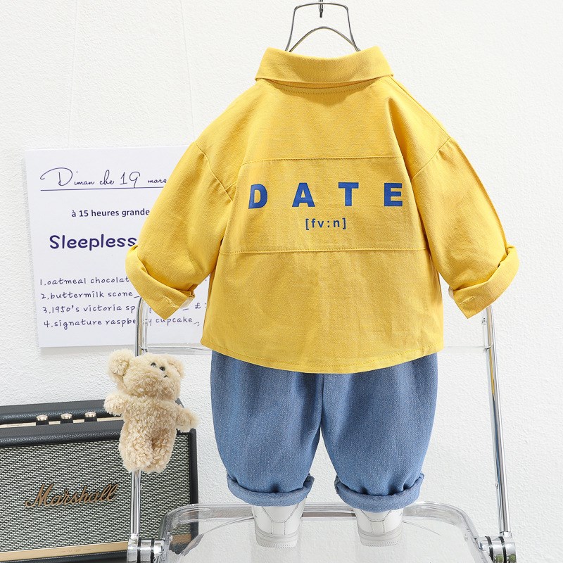 男宝宝春装1岁半5九10一8八7六9十6个月婴儿男孩衣服分体春秋套装