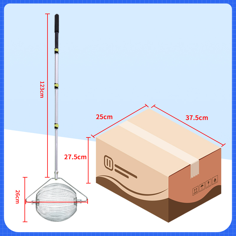 新款网球捡球器捡球筒便携y式滚筒捡球器可调节长度可伸缩捡球