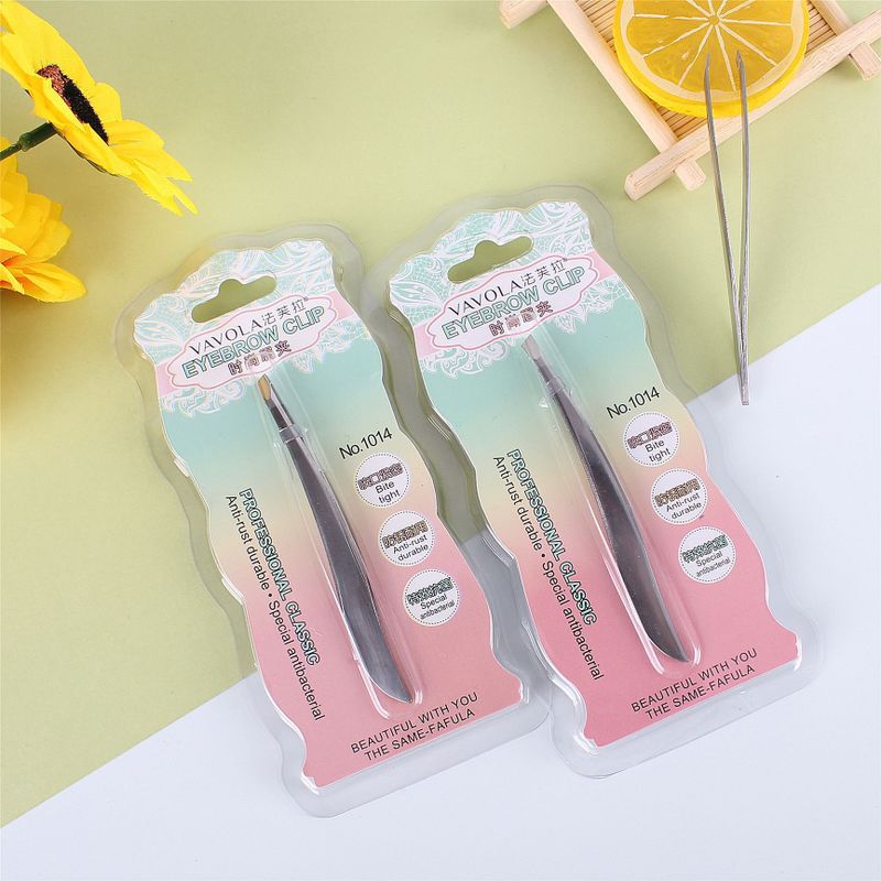 推荐Bite tight stainless steel eyebrow clip tweezers eyebrow 彩妆/香水/美妆工具 化妆/美容工具 原图主图