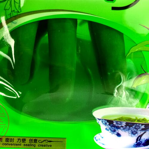 高级绿茶包装袋 自封口 参考装250g半斤茶叶包装袋 绿茶袋子