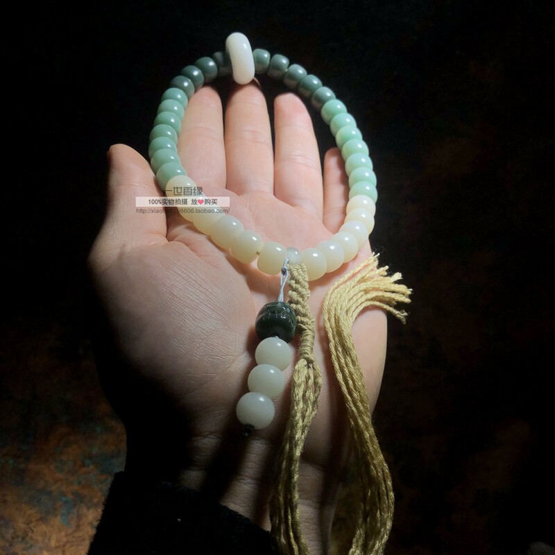 工厂销阴b皮菩提根手串手持金刚男女手链星月念珠白玉菩提子文玩