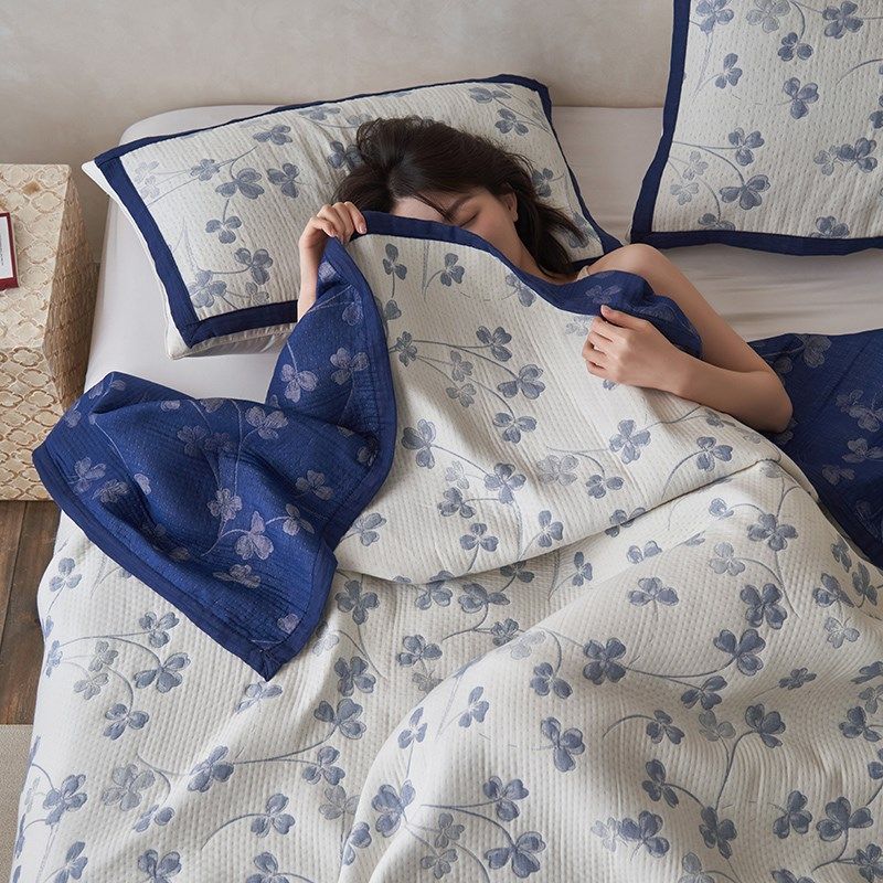 A类全棉三层纱盖毯纱布毛巾被午睡毯空调夏凉被夏天纱薄被单,床上用品,休闲毯/毛毯/绒毯,淘宝优惠券,粉丝福利购,淘宝优惠卷