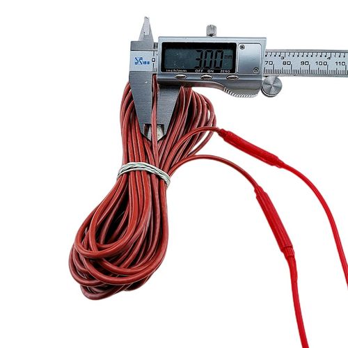 冷库排水化霜硅胶发热线220V 防冰堵加热带 冰柜冷库门边框发热丝