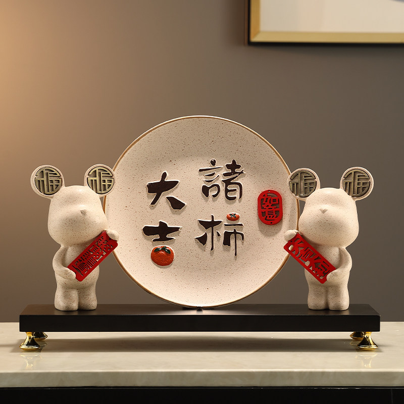 暖居电视柜摆件高级感客厅酒柜搬家入伙礼物乔迁新居布置装饰用品,家居饰品,装饰摆件,淘宝优惠券,粉丝福利购,淘宝优惠卷