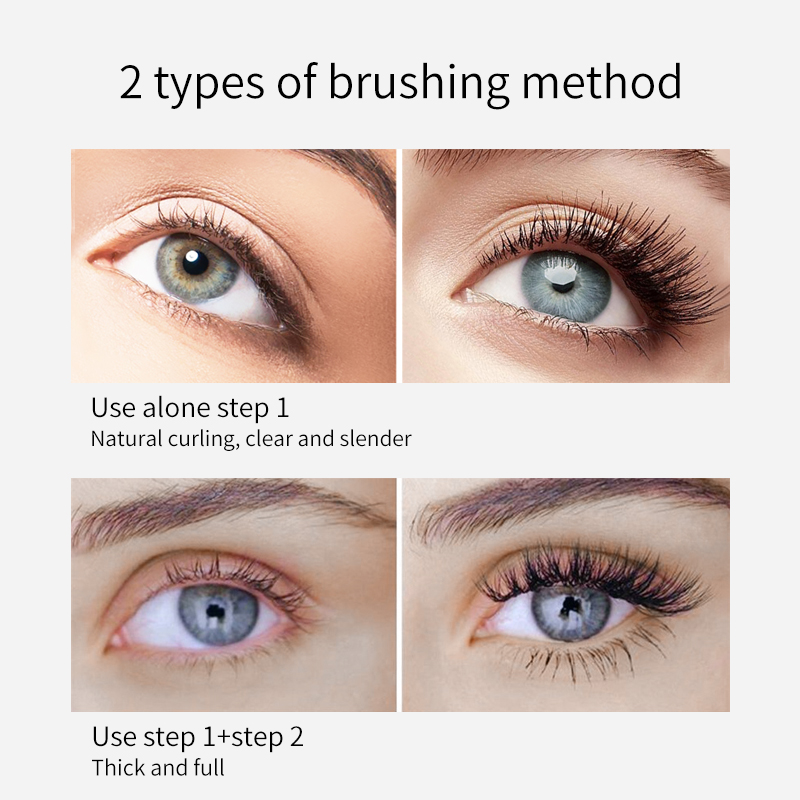 极速VIBELY Eyelash Mascara 4D Volume Extension Waterproof Lo