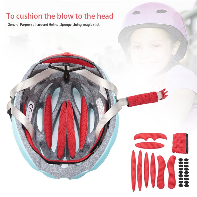 Bicycle Helmet Sponge-Protection Bike of Lining Cushion Padd-封面