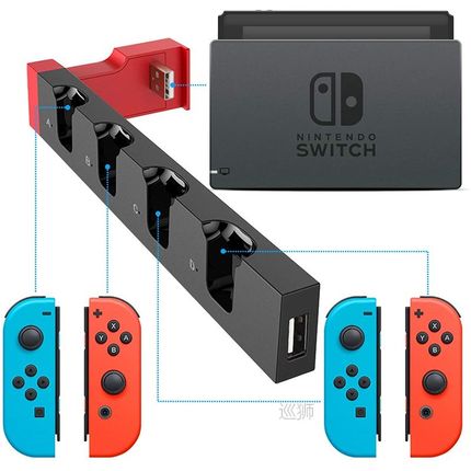 Switch Joy Con Controller Charger Dock Stand Station Holder