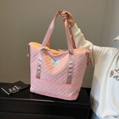 旅行包大容量女超大拉杆手提出差便携待产收纳包运动健身包行李袋