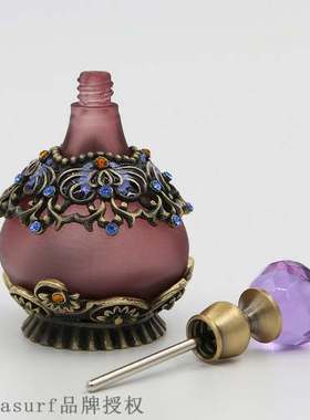 速发Vintage painted perfume sub bottle empty bottle Dubai en