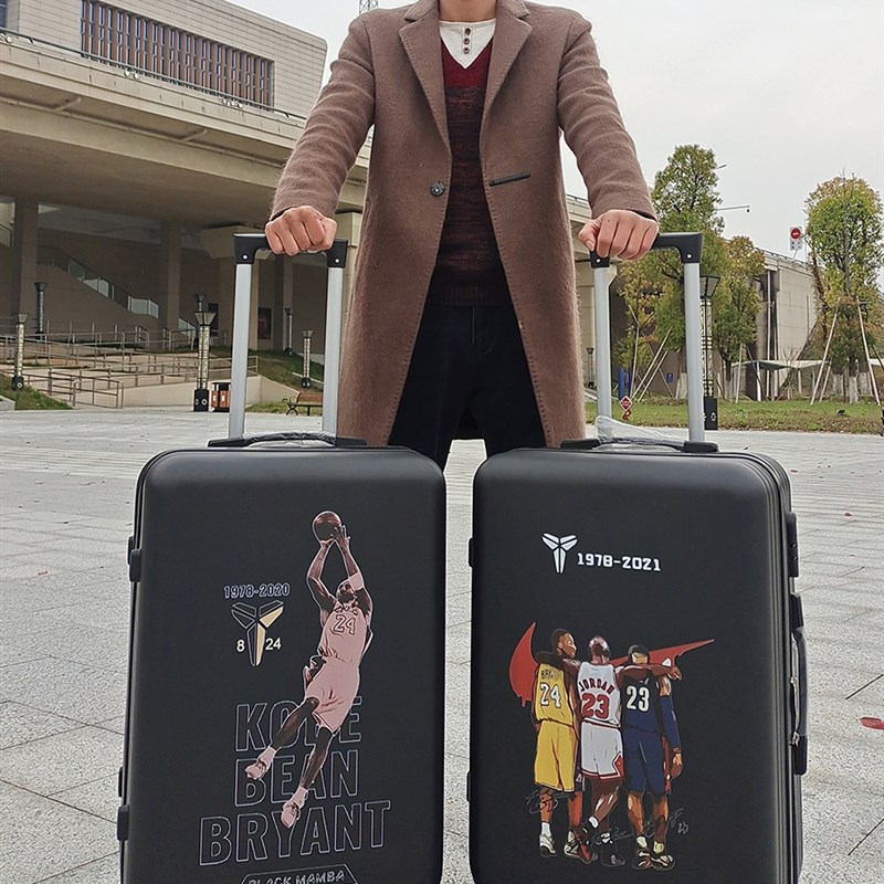 涂鸦球星拉杆箱男时尚行李箱女学生青年旅行箱大容量密码箱万向轮