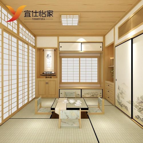 上海日式实木榻榻米整体定做床衣柜一体卧室书房茶室和室全屋定制