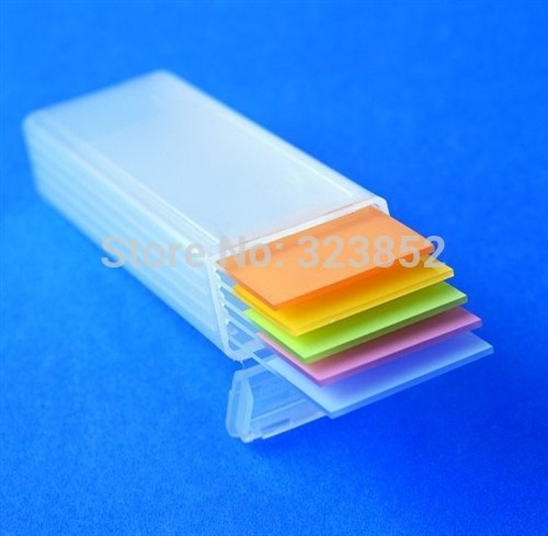 Plastic Microscope Slide Mailer Glass Slides Holder Storage
