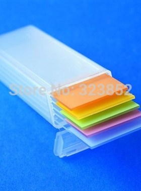 Plastic Microscope Slide Mailer Glass Slides Holder Storage