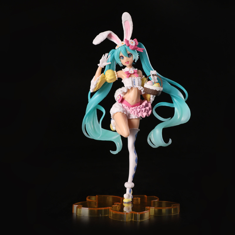 推荐22CM Anime Action Figure Miku Kawaii Pvc Model Doll Figu