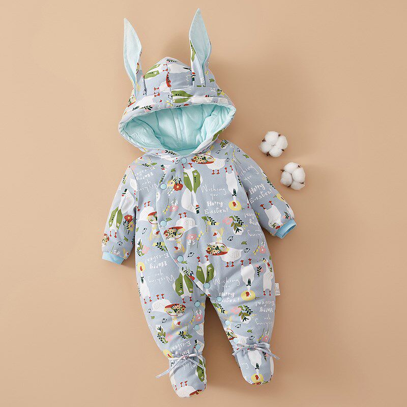 婴儿棉花连帽包脚连体衣秋冬款新生儿外出服哈衣保暖棉袄宝宝棉服,童装/婴儿装/亲子装,连身衣/爬服/哈衣,淘宝优惠券,粉丝福利购,淘宝优惠卷