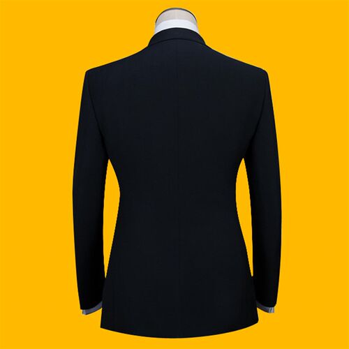 男士晚礼服西服修身三件套装西装舞台司仪表演合唱主持人婚庆加肥