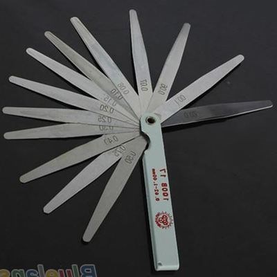 速发0.02 to 1mm Metric Feeler Gauge Gap Filler Thickness Mea