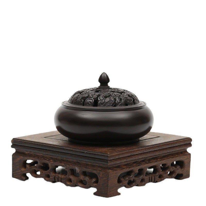 香炉纯黄铜香道盘香炉家用室w内檀香炉创意摆件艾柱棒艾草香宁岑,家居饰品,香薰蜡烛,淘宝优惠券,粉丝福利购,淘宝优惠卷